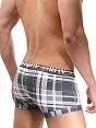 Мужские трусы хипсы в серую клетку Oboy Scotland 6305c03